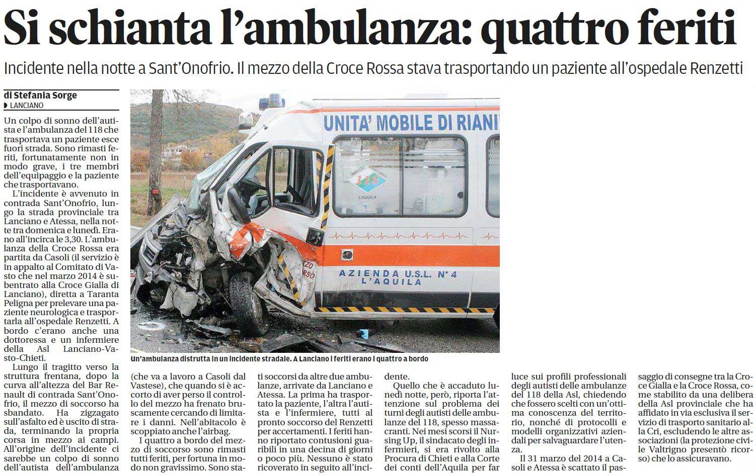 Incidente A Sant Onofrio Francesco Taglieri Sclocchi